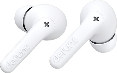 Kufje DeFunc True Audio D4322, in ear, Bluetooth 5.3, të bardha