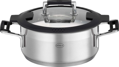 Tenxhere e ulët Roesle Silence Pro, 20cm, 2.9L, çelik inox