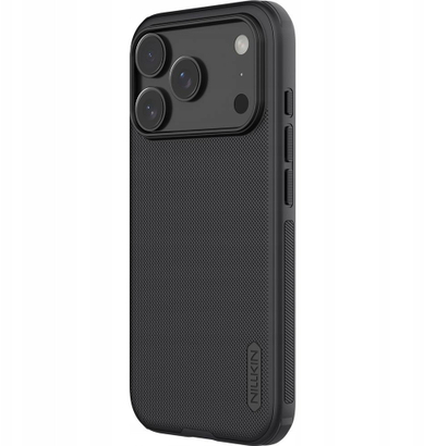 Mbrojtëse Nillkin Super Frosted Pro për iPhone 17 Pro, kapak i pasmë, e zezë