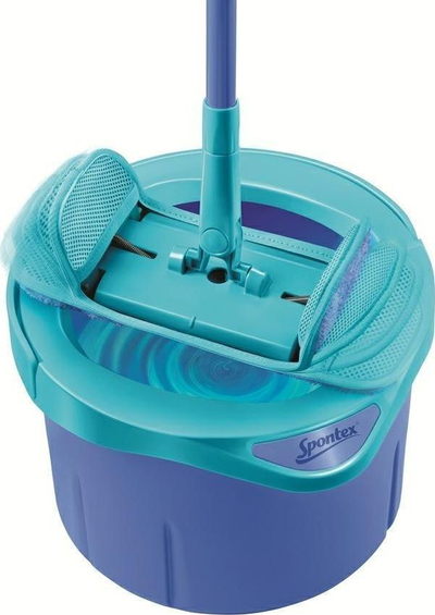 Shtupë Spontex Compact + Express System, 4.5 L, e kaltër
