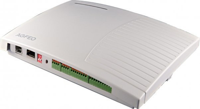 Modul telefoni IP AGFEO Connect Box ES Smart, për sisteme telefonike, i bardhë