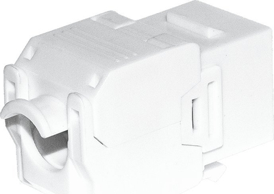 Modul Keystone NetRack RJ45 Cat 6A UTP, pa vegla, i bardhë