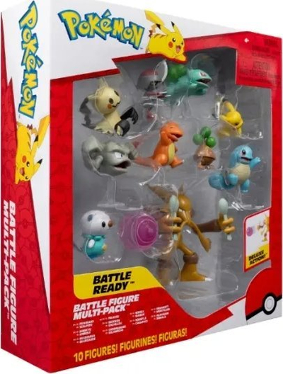 Set figurina Pokémon Battle Ready Multipack, 10 figura, origjinale, shumëngjyrësh