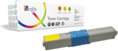 Toner printeri CoreParts QI-OK1003Y, kompatibël, i verdhë
