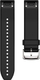 Rrip dore Garmin QuickFit 22, silikon, 22mm, i zi me argjendi