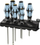 Set kaçavidash Wera 3334/3355/6 Rack, çelik inox, me mbajtëse muri