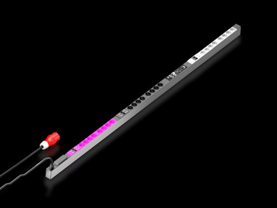 PDU Rittal Metered 32A 3P CEE, 24x CEE7/3 Schuko, gri