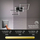 Ndriçues Briloner Led 76,3 cm, 3x10W, 1300 lm, i zi