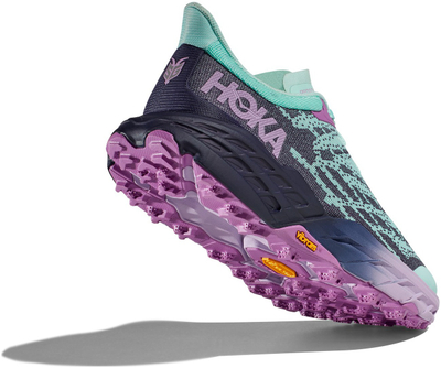 Женски планински патики Hoka Speedgoat 5, лесни, со висок амортизер, сини