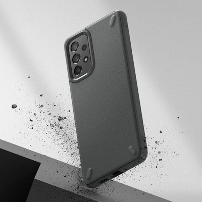 Mbulesë mbrojtëse Ringke Onyx për Samsung Galaxy A73, TPU, rezistente ndaj rënieve, gri