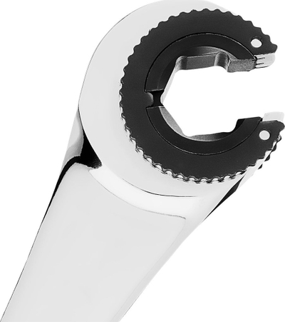 Çelës kombinues Topex 09-257, ratchet i hapur, 10mm, metalik