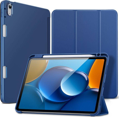 Këllëf tablet ESR Rebound Pencil për iPad Air 10.9", me mbajtëse Apple Pencil, blu