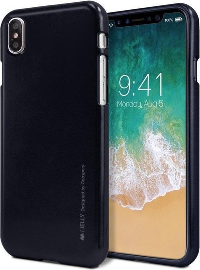 Mbulesë telefoni Mercury iJelly për Xiaomi Mi 9T / Mi 9T Pro, silikon, e zezë