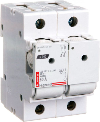 Shkëputës sigurie Legrand R302, 2P, 25A, i bardhë