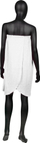 Mantil parukerie Activeshop White Sponge Cape No. 1, i bardhë