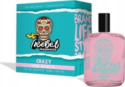 Parfum Rebel Crazy Woman, Eau de Toilette, 100ml