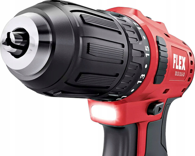 Stërvitëse me bateri Flex DD 2G 10.8 LD, 10.8V, 2 shpejtësi, e kuqe