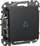 Buton zileje Schneider Electric Sedna Design, 1-polësh, anthracite, i zi