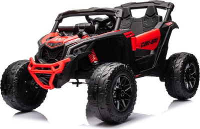 Makina elektrike për kalamaj Lean Toys Buggy Can-am DK-CA003, 24V, 2 ulëse, e kuqe