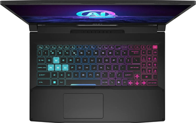 Laptop за гејминг MSI Katana A15 AI B8VF 487XPL, Ryzen 7 8845HS, 15.6" FHD 144Hz, 16GB RAM, 1TB SSD, RTX 4060, црн