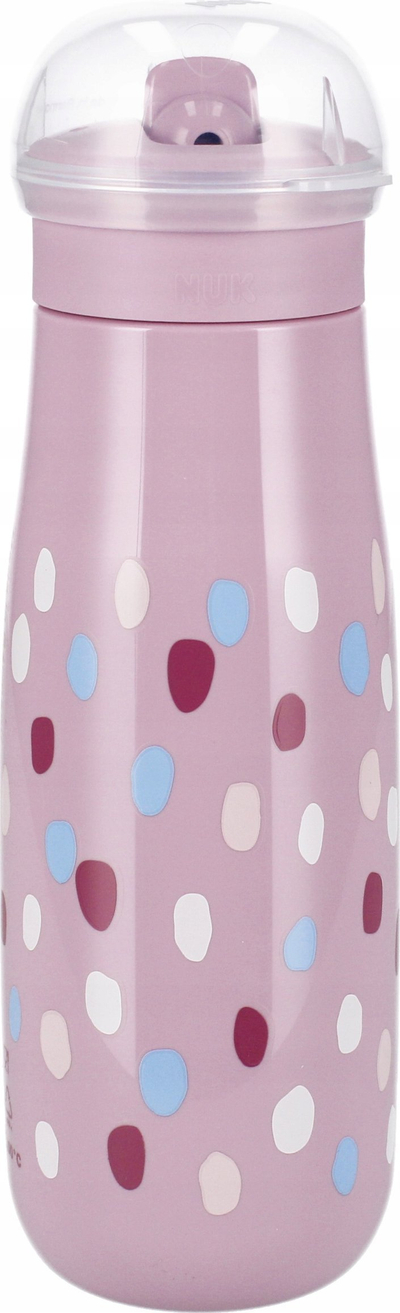Gotë me pipëz Nuk Mini-Me Flip 2 në 1, 450 ml, për kalamaj 12m+, rozë