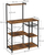 Raf kuzhine VASAGLE Baker’s Rack, 90 cm, me shportë metalike dhe 6 varëse, dru rustic brown dhe metal i zi