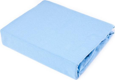 Çarçaf krevat fëmijësh Sensillo Jersey, 140x70 cm, blu