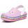 Sandalet Crocs FL Star Band Clog Jr 207075-6GD, nga materiali Croslite, për kalamaj, rozë