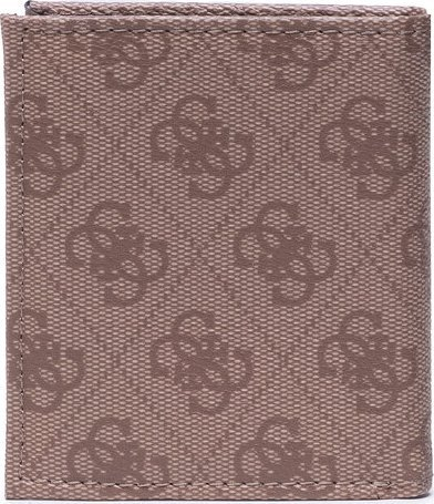 Set portofol dhe varëse çelsash Guess Vezzola, material tekstili, logo 4G, bezhë, për burra