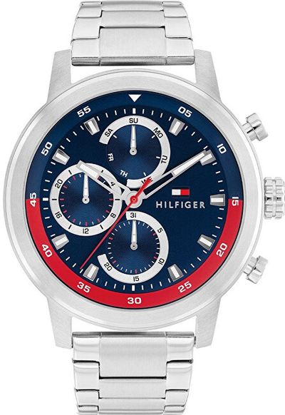 Orë dore për meshkuj Tommy Hilfiger, e argjendtë