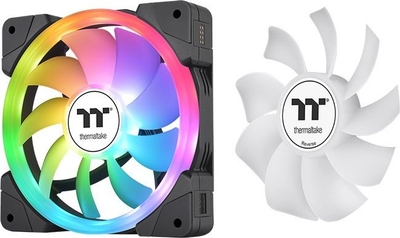 Ventilatorë PC Thermaltake SWAFAN EX14 ARGB, 140mm, set 3 copë, të zinj