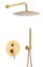 Set dushi i fshehtë KFA MOZA 5039-501-31, përzierës 3 funksione, ngjyrë ari e furçuar