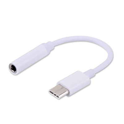 Përshtatës audio Savio AK-35, USB-C në jack 3.5mm, i bardhë
