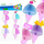 Sticker dekorativ Craft with Fun Little Boats Accordion, 3D, set 4 copë, shumëngjyrësh