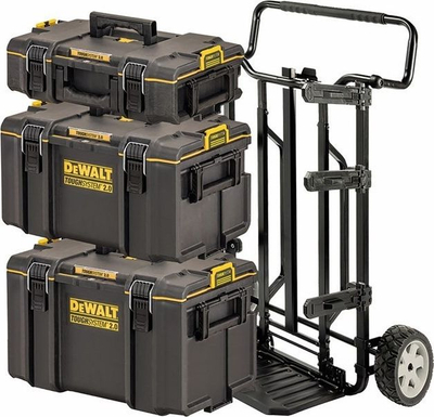 Kuti veglash Dewalt DWST83402-1, me rrota, dorezë teleskopike, e verdhë