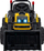 Traktor elektrik për kalamoj Ramiz Yellow Tractor, 12V, me kovë buldozeri, i verdhë