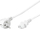 Kabllo rryme Wentronic Goobay 51321, Type F në C13, 5 m, e bardhë