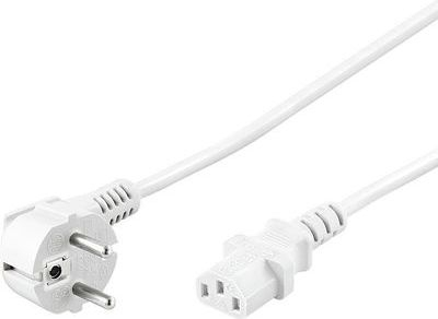 Kabllo rryme Wentronic Goobay 51321, Type F në C13, 5 m, e bardhë