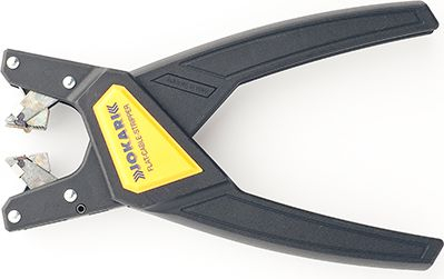 Pinca për zhveshje kabllosh Jokari 20030, 0.75-2.5mm², ergonomike, e verdhë