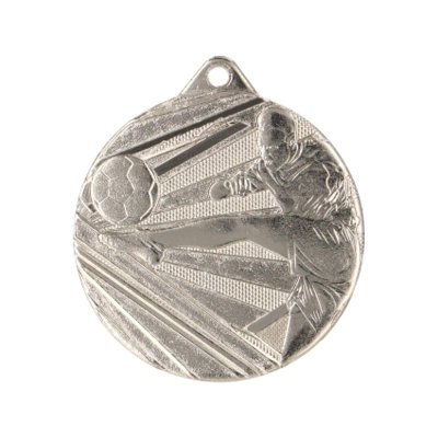 Medalje futbolli Tryumf ME001, 50mm, çelik, ngjyrë argjendi
