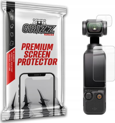 Film mbrojtës keramik Grizz CeramicFilm për DJI Osmo Pocket 3, i butë, me tejdukshmëri të lartë