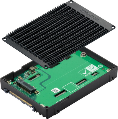 Përshtatës disku QNAP QDA-UMP4 - U.2 NVMe SSD do M.2 NVMe SSD PCIe Gen4