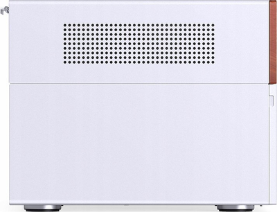 Kuti kompjuterike NAS Jonsbo N4, 6x HDD 3.5", 2x SSD 2.5", e bardhë