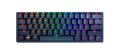 Tastierë lojrash Razer Huntsman Mini, me çelësa optikë, RGB, e zezë