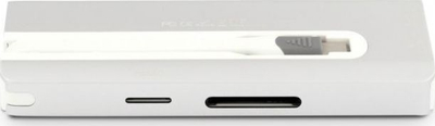Docking station USB C LMP USBC TRAV SL, me HDMI, VGA, Ethernet, i argjendtë