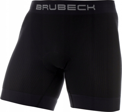 Bokse çiklizmi Brubeck BX11420, për burra, me shtresë për biçikletë, XL, të zeza