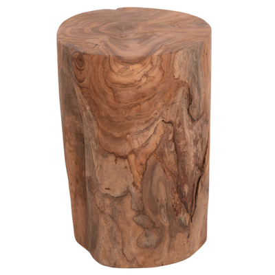 Tavolinë ndihmëse HM TRONCO HM9374.21, dru teak, 30x45 cm, natyrale