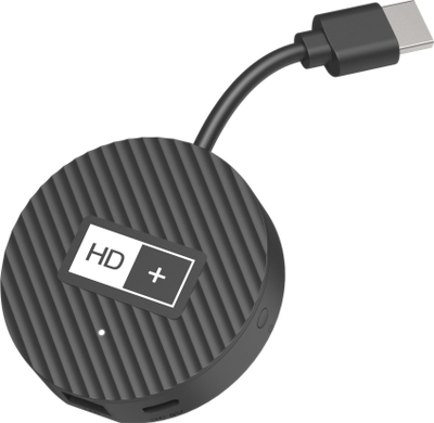 TV Stick HD-Plus IP, 4K UHD, Android TV, i zi