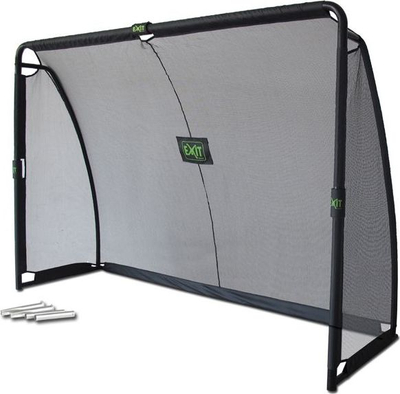 Portë futbolli EXIT Finta Steel, 10x6.6 ft, metalike, e zezë