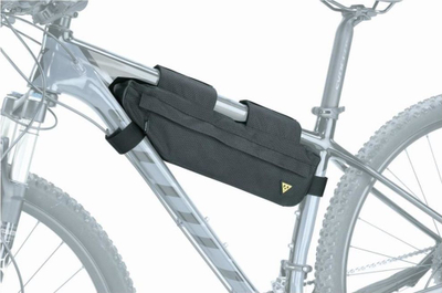 Çantë kornize biçiklete Topeak MidLoader, 4.5L, e papërshkueshme nga uji, e zezë